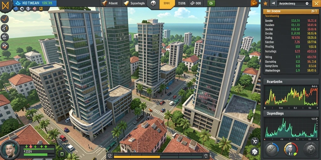 Tampilan awal game dengan karakter yang menarik.