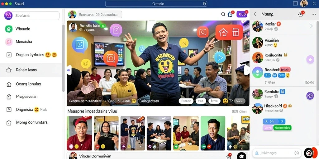 Tampilan awal yang menawan dengan karakter utama.