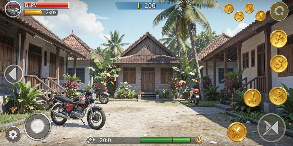 Tampilan awal permainan yang menawan.