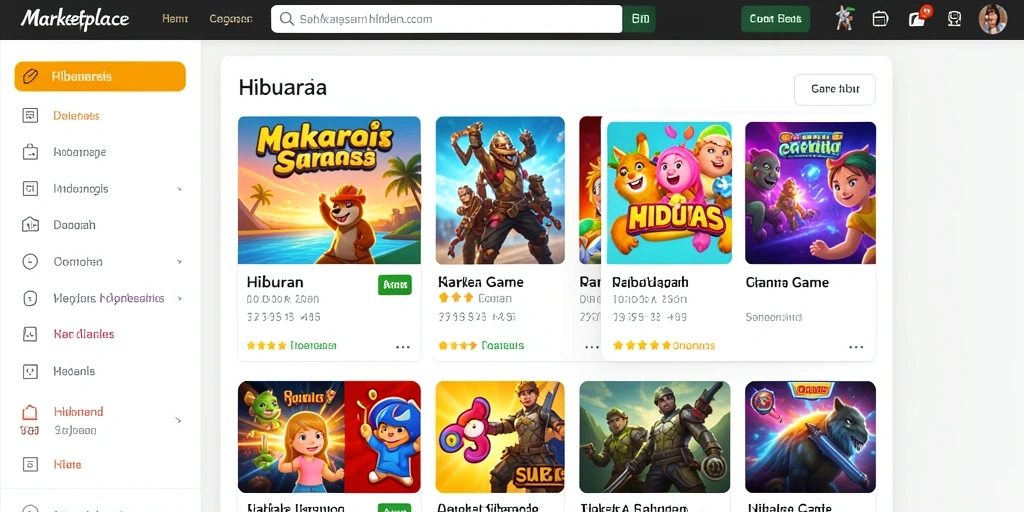 Tampilan antarmuka pengguna yang menarik dan intuitif.