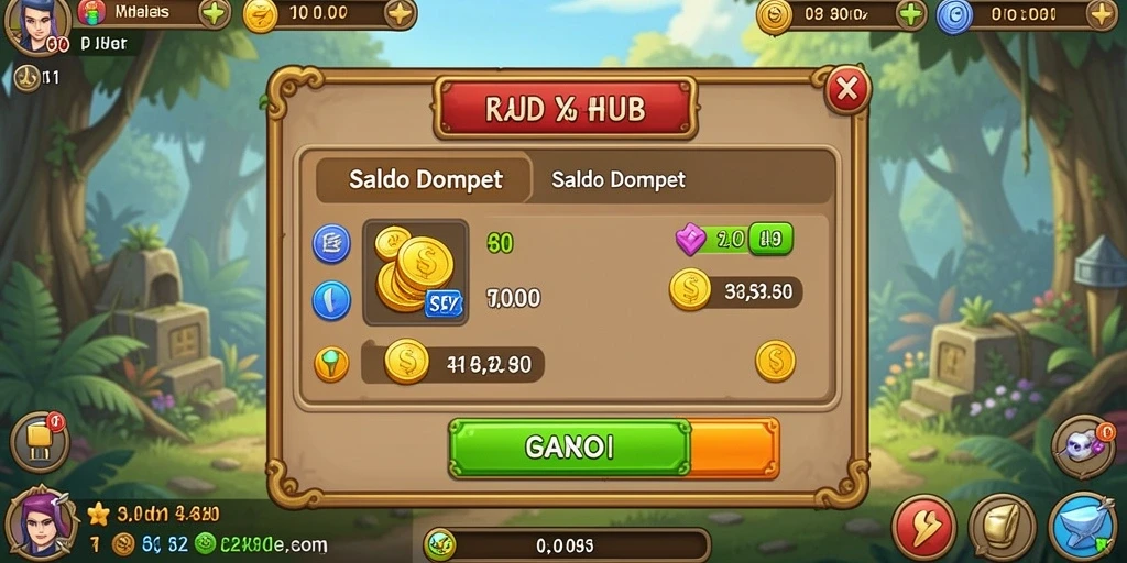 Tangkapan layar menunjukkan aksi mendebarkan dalam game.
