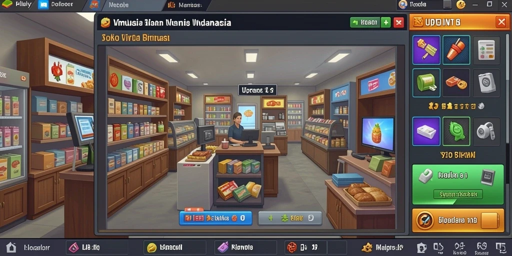 Screenshot menunjukkan karakter utama dalam aksi.
